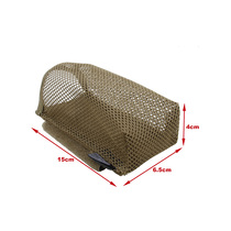 TMC2995-CB Mesh Bottle Pouch vest adhesive attached water Bottle storage Mesh bag