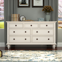 American cupboard solid wood minimal locker bedroom Country retro luxury collects 59 cupboard drawer seven-bucket cupboard