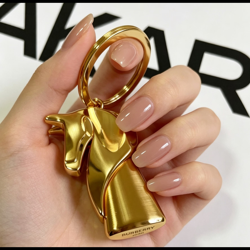 Burberry War Horse Metal Keychain Beauty Accessories Burberry War Horse Metal Keychain Beauty Accessories
