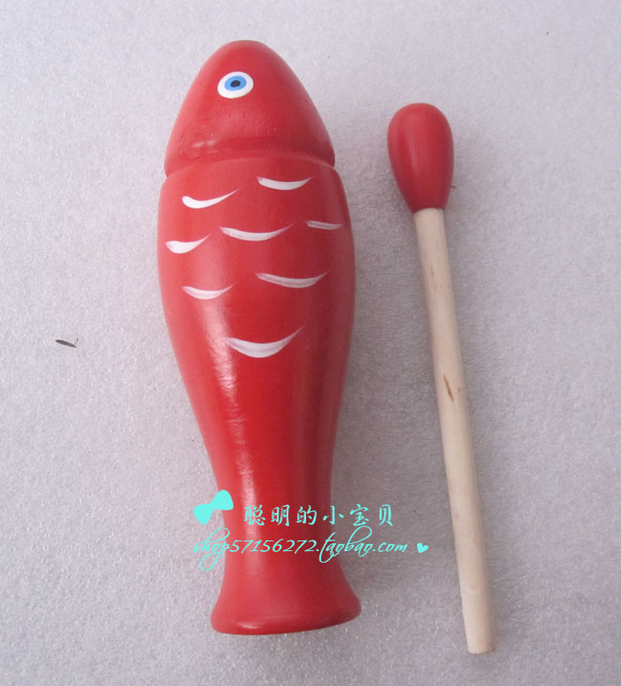 Dụng cụ Orff, đồ chơi cá bằng gỗ, nhạc cụ gõ, đồ chơi trẻ em đàn piano đồ chơi cho bé