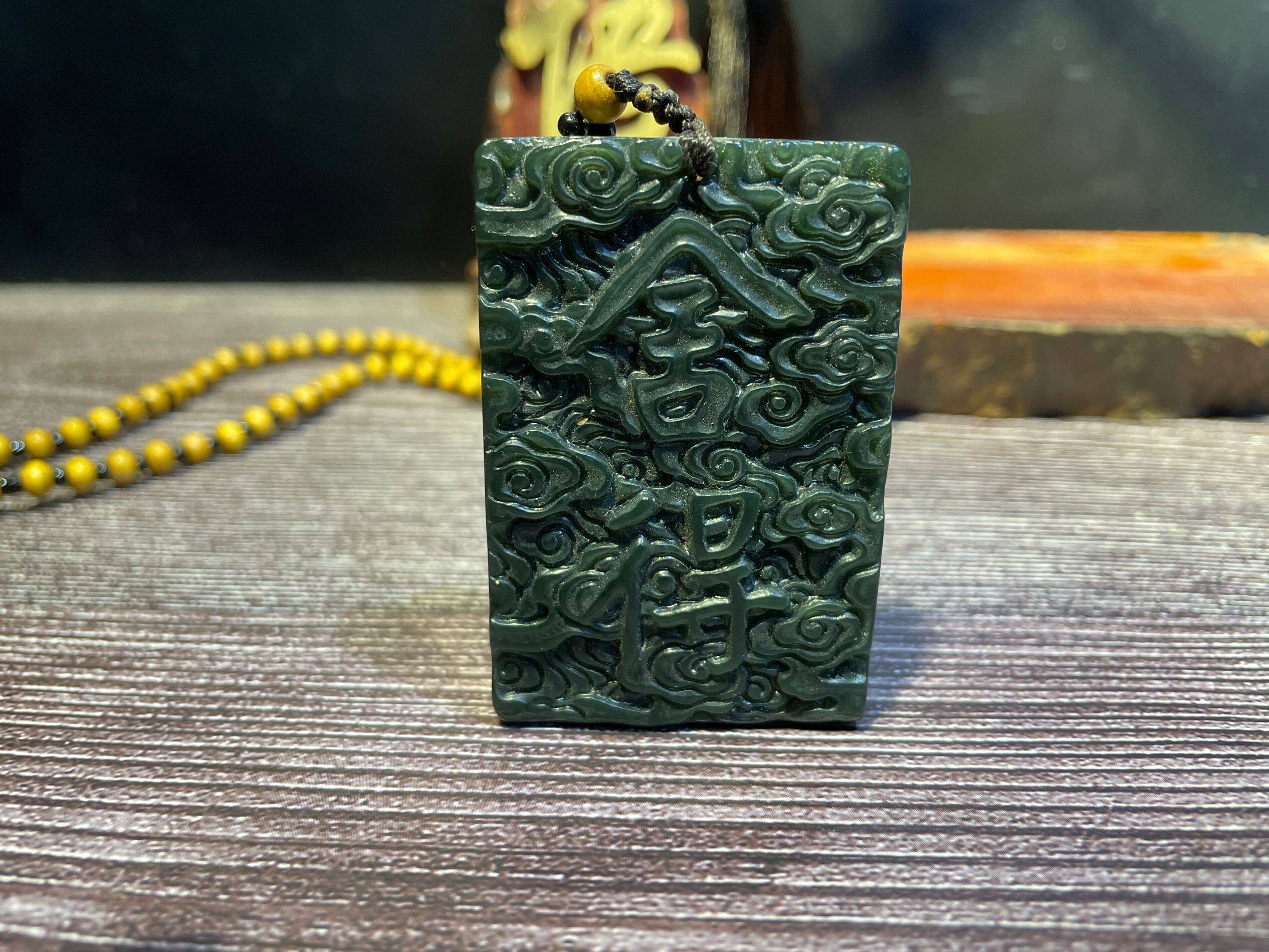 Ancient Qingyu Beauty Pendant Pendant Pendants Hand Pieces Pure Handmade Stone Carved Seal Frozen Stone Seal Engraving Shoushan Stone