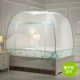 Mei Duo Jiameng cổ muỗi miễn phí gói cài đặt ba cửa dưới dây kéo 1.5 / 1.8m2.0 mét nhà giường đôi - Lưới chống muỗi màn chống muỗi cửa sổ