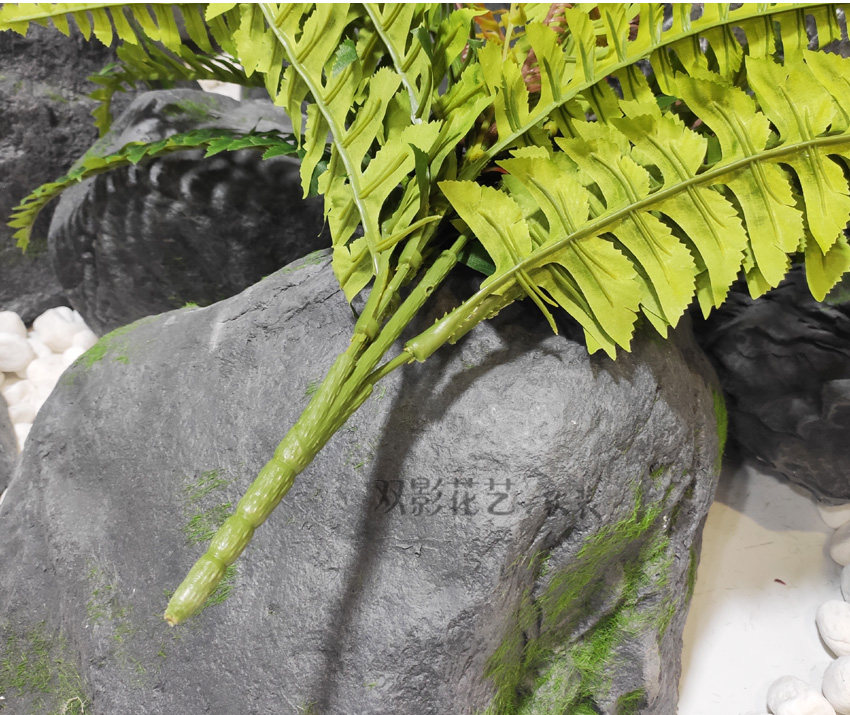仿真蕨叶蕨草 波斯草 小排草 鸟巢蕨 插花造景装饰仿真蕨类绿植-阿里巴巴