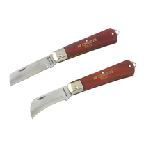 Flying deer tool Redwood handle straight blade electrical knife multifunctional knife peeling knife Electrician skinning knife