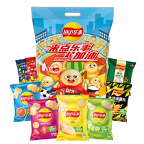 Lays Game Watch Gift Pack Casual Snacks Multi-flavor Gift Pack Office Snacks 312g for Girlfriend