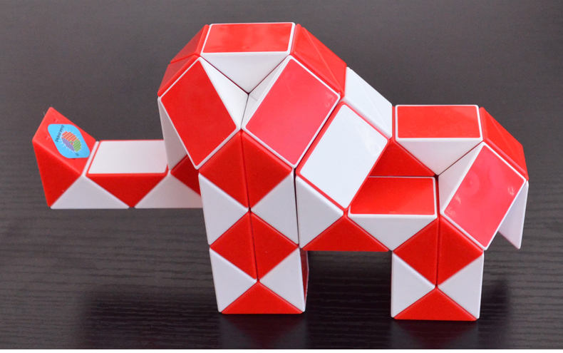 Thông số kỹ thuật đồ chơi kỳ cựu của Puzzle Rubik, thước kẻ đa năng 24 phần / 48/60/72/96/108/120 phân đoạn - Đồ chơi IQ lắp ráp lego