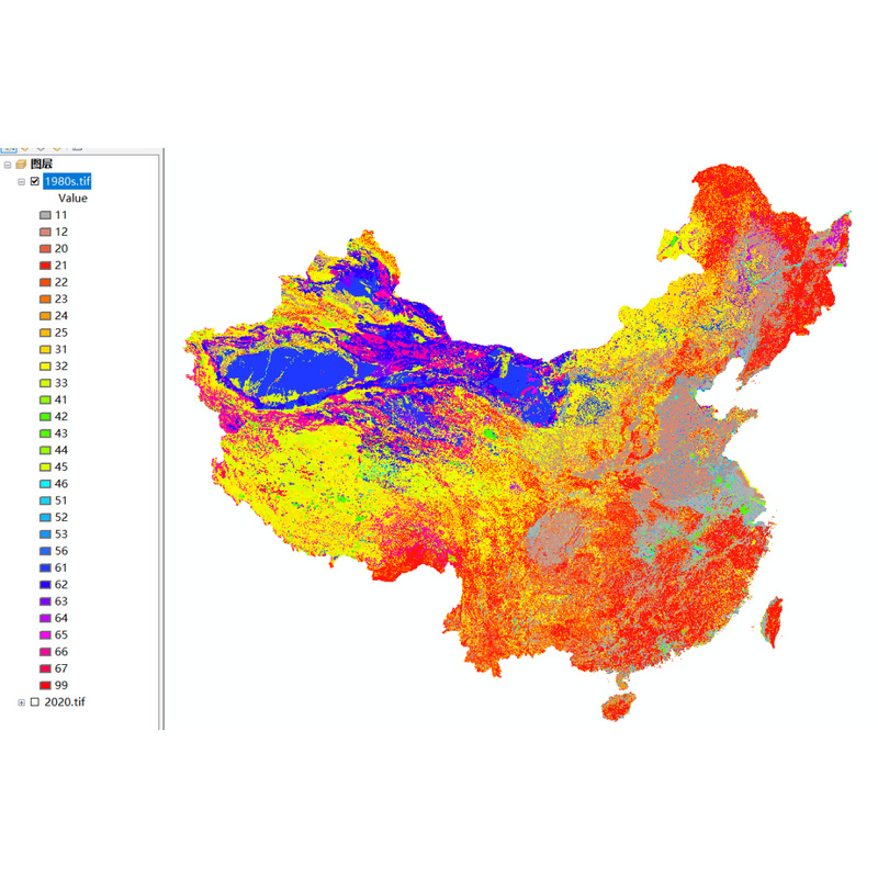 2026 Land Use Data Grid Collection (Chinese Academy of Sciences/Wuhan University Clcd/Esri10M/Sinolc-1)