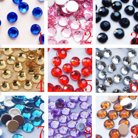 Mobile Phone Protection Shell Beauty Ornament to Drill Beauty Chia Diy Hand Accessories 4MM Flat-bottomed Drill