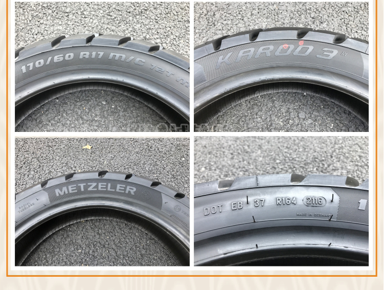 Voi thương hiệu lốp xe máy KAROO3 90 110 120 140 150 170/70 80 90-17 18 21 - Lốp xe máy lốp xe máy michelin