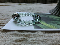 (Zhu Yan converted-Yulou Ming Moon) Natural Firefly hand string hollowed out plum blossom silver bead 8mm