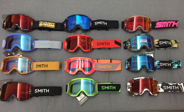 2017 Smith SQUAD MTB Cycling Landscape with Transparent Lens All Resin