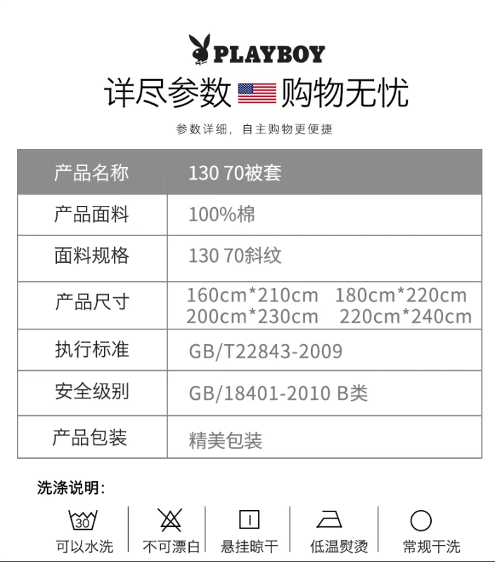 Playboy chăn bông chăn đơn 1,5 m giường 200x230 đơn đôi sinh viên ký túc xá chăn đầy đủ chăn - Quilt Covers