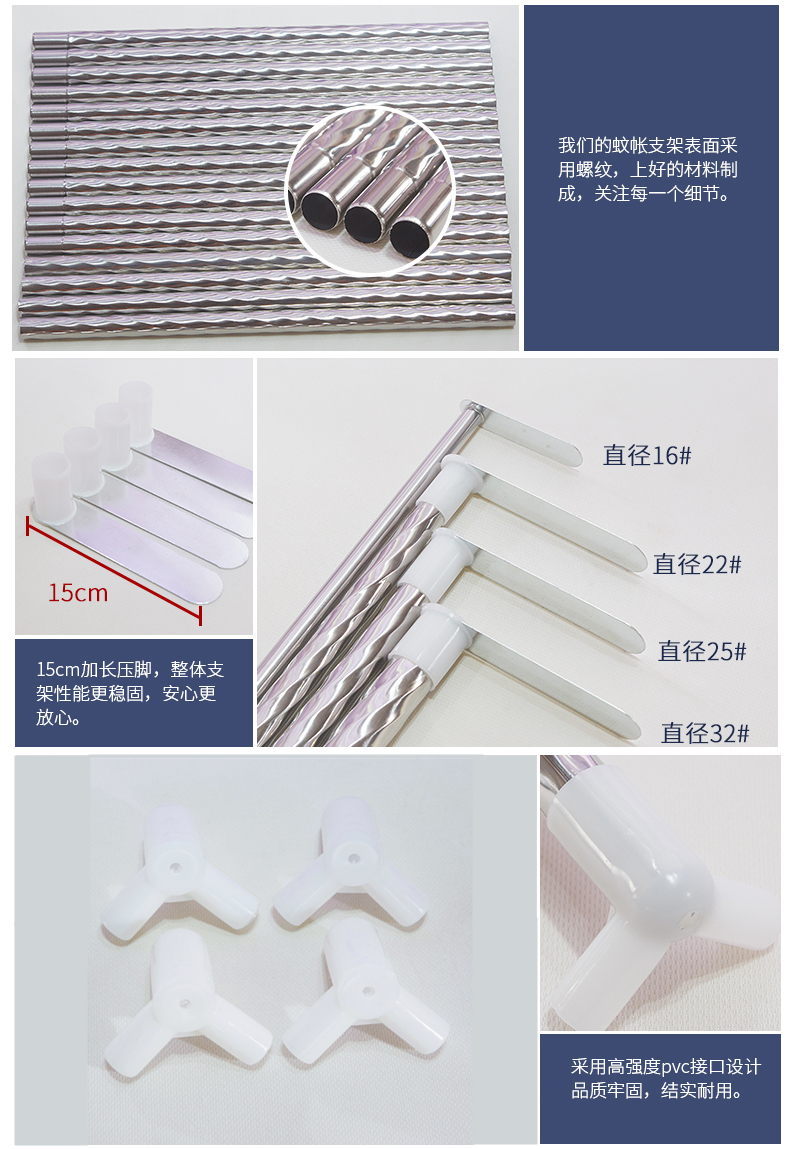 Cửa lưới chống muỗi ba cánh mở công chúa khung sàn tầng trên cùng 1,2 / 1,5 / 1,8 / 2m mét đôi hộ gia đình màn lưới chống muỗi gấp gọn