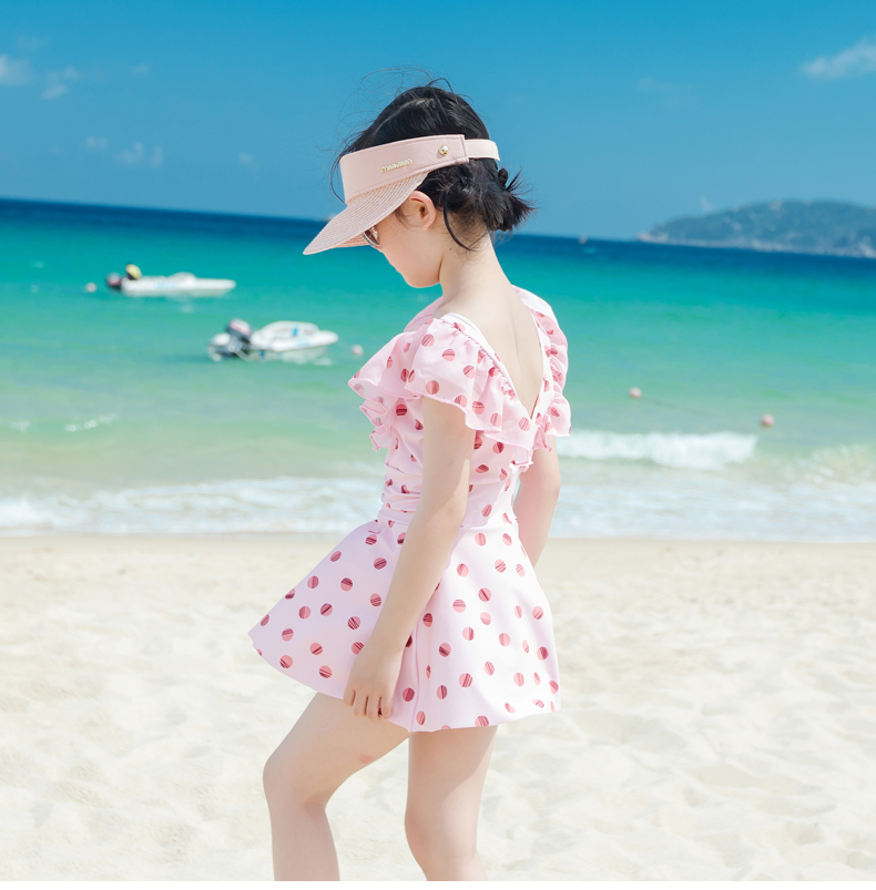 Áo tắm cho bé gái Áo tắm cho bé Áo tắm Công chúa Xiêm Váy bé gái dễ thương Đồ bơi bé trai lớn Cha mẹ và con gái - Bộ đồ bơi của Kid đồ bơi cho bé gái