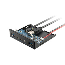 Computer desktop 3 5 "soft drive panel USB3 0 Type-c forward and backward plug to transmit audio