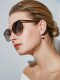 Sunglasses for Women, Korean Style Trendy Sunglasses, Women's Anti-Uv Polarized Small Frame Retro Stylish 2025 Women's Driving Glasses