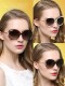 Polarized sunglasses for women, UV protection, 2025 new brand, round face, fashion, big face, personality, Korean style sunglasses trend