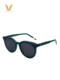 Microfiber Sunglasses Green Women's 25 New Model Ins Style Nylon Uv Protection Large Frame Trendy Fashion Sunglasses