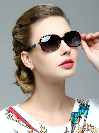 Sunglasses for women's ultraviolet polarization 2025 new brand glasses fashion Korean version small face frame women's sunglasses