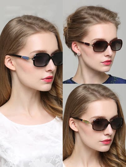 Sunglasses for women's ultraviolet polarization 2025 new brand glasses fashion Korean version small face frame women's sunglasses