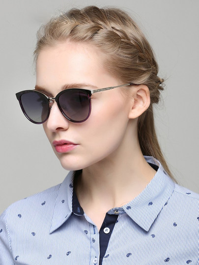 Colorful Film Sunglasses for Women, Anti-Uv Polarized 2025 New Fashion Small Frame High-Definition Driving Sunglasses for Women, Korean Version