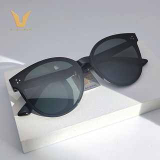 Micropa New Fashion Sunglasses, High-End Unisex Round Frame Acetate Sunglasses, Polarized Driving Sunglasses