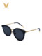 Weipa's New Retro Round-Frame Fashion Sunglasses Titanium Alloy Men's and Women's Acetate Sunglasses Anti-Uv Sunglasses