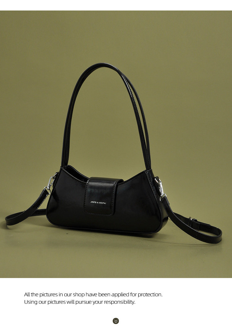 Elegant Leather Shoulder Bag For Women Versatile Crossbody Handbag_voghion.com