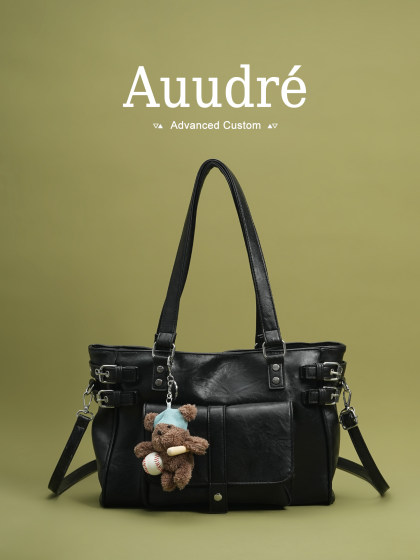 Auudre Simple Retro Commuter Large-Capacity Single-Shoulder Underarm Bag for Women 2026 New Summer Crossbody Tote Bag