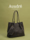 Auudre Simple Casual Retro Large-Capacity Bag for Women 2026 New Summer Versatile Commuter Shoulder Tote Bag