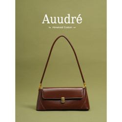 Auudre High-End Vintage Single-Shoulder Underarm Bag for Women 2026 New Summer Work Commute Handbag