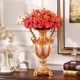 Phong cách châu Âu đơn giản bình trang trí phòng khách cắm hoa sáng tạo ánh sáng sang trọng hoa lớn trang trí hoa trang trí hoa quà cưới trang trí - Vase / Bồn hoa & Kệ
