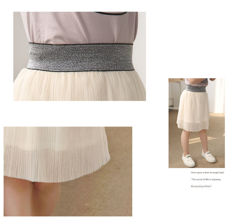 Jupe fillette en mousseline de soie - Ref 2053225 Image 14