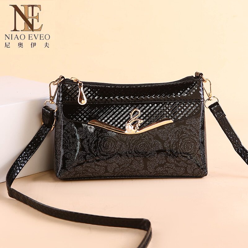 Genuine leather textured bag for women 2025 new fashion women small square bag versatile mobile phone coin wallet large capacity single shoulder