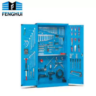 Steel heavy tool cabinet workshop storage thickened hardware storage cabinet drawer type double door storage cabinet customization