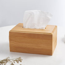 Nordic ins creative wooden tissue box home coffee table restaurant desktop simple drawing box decorations small ornaments