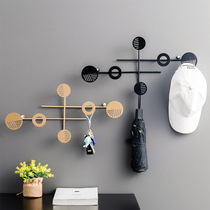 Key hanger entrance door Art creative ins adhesive hook door wall decoration bedroom wall storage ornaments