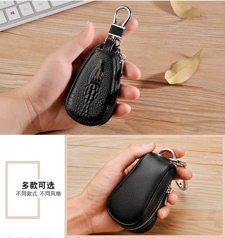 Túi đeo chéo da Ge Shideng ví móc chìa khóa nữ