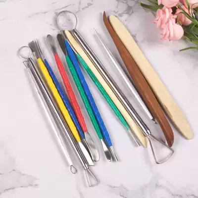 BJD selection 13-piece sculpture tool set beautiful knot pig stainless steel sculpture tool carving knife clay sculpture tool