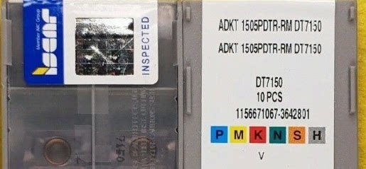 Numerical Control Blade ADKT 1505PDTR-RMDT7150 Pat ex-RFQ