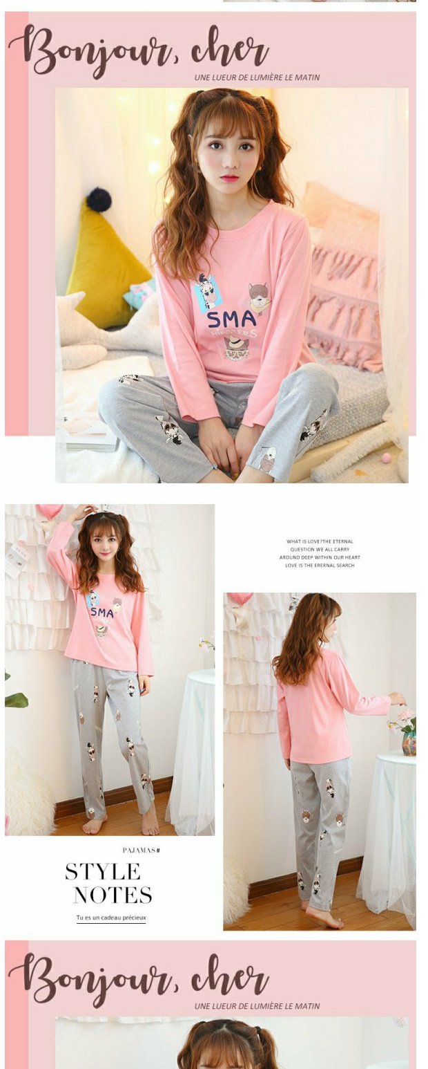 Mùa thu và mùa đông bé trai lớn đồ ngủ bé gái cotton dài tay S size nhỏ 12-13-15-18 tuổi bé gái học sinh trung học cơ sở kiểu đồ bộ