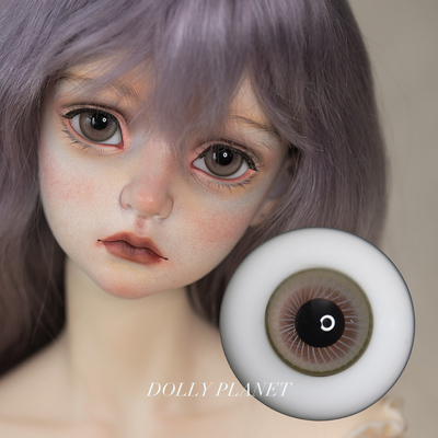 taobao agent Dollyplanet BJD/SD Wa on hand-made A-grade glass eyeball spot light cinnabar DG-22