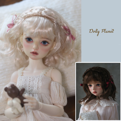 taobao agent [Dollyplanet] BJD/SD baby wig super soft silk/soft silk cute short curly hair QQ-89