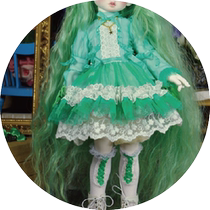 Aimerai X Code Noir)Candy Dream BJD doll four-point dress