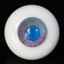 (Beetles)BJD handmade glass eye bead dreamy colorful gradient R series R-14 with small iris