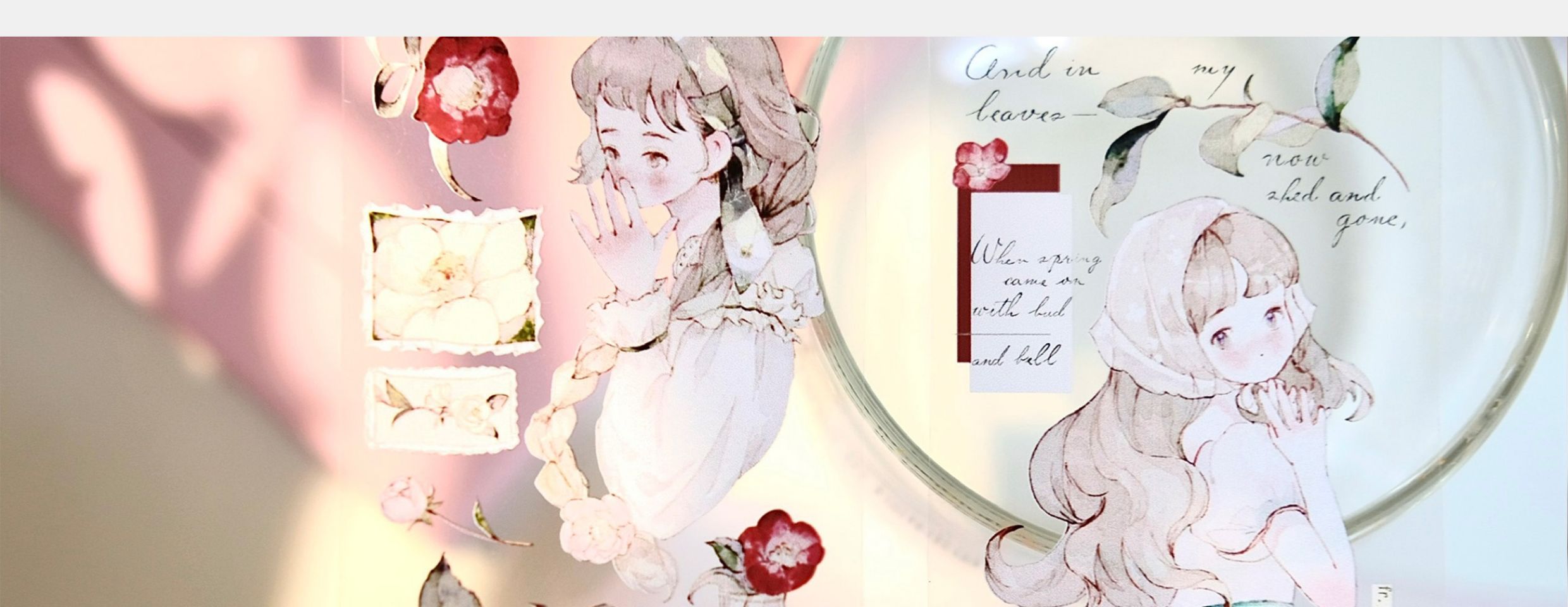 【預售】Vol4 薇花之院 雀斑茶新品手帳膠帶 和紙/PET - 膠紙/膠帶/紙膠帶 - 紙 紫色