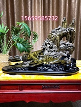 Shady Wood Gold Silk Nan Landscape Round Sculpture Flower Small Leaf Zhen Nangaoshan Flowing Water Swing Piece Umu Animal Handicraft Root Sculpture