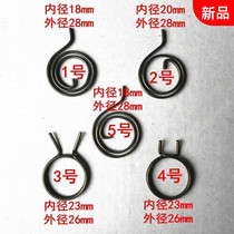 Reed snap spring clamp back handle spring door lock handle spring double handle security door entry door double door lock position twist