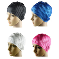 I want to hear swimming caps male and female hair waterproof silicone ear protection large swimming cap preventing ears from getting into water.