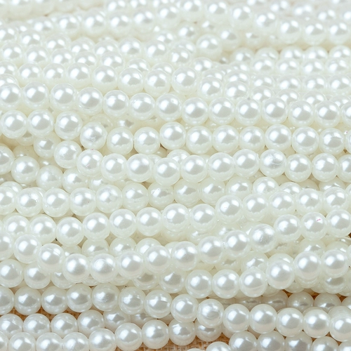 Пластиковые бусины из жемчуга, браслет из бисера ручной работы, аксессуар, браслет из бусин, 8mm